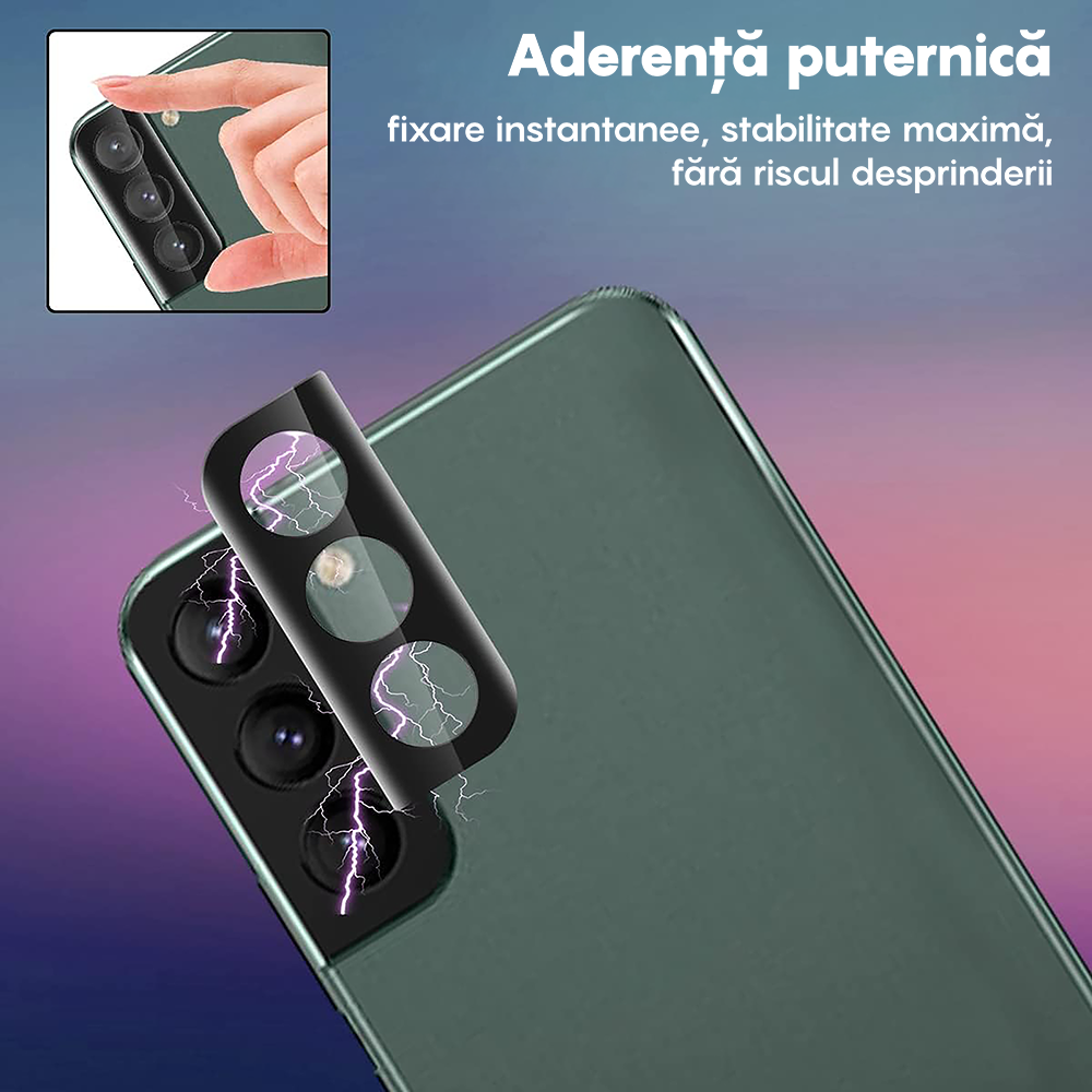 Set 2x Folie Camera MaxDefense+ - Samsung Galaxy S22 - Clear