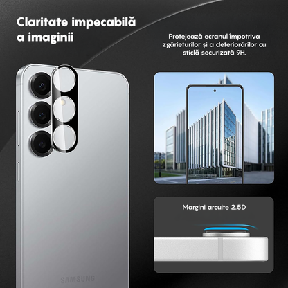 Set 2x Folie Camera MaxDefense+ - Samsung Galaxy S25 - Clear