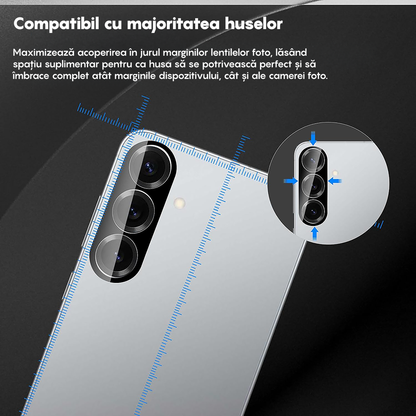 Set 2x Folie Camera MaxDefense+ - Samsung Galaxy S25 - Clear