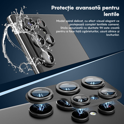 Set 2x Folie Camera MaxDefense+ - Samsung Galaxy S25 Ultra - Clear