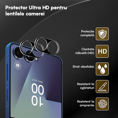 Set 2x Folie Camera MaxDefense+ - Samsung Galaxy Z Flip7 - Clear