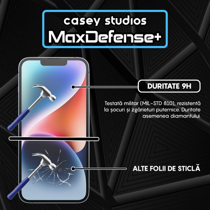 Folie Sticla MaxDefense+ - iPhone 14 - Privacy