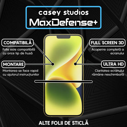 Folie Sticla MaxDefense+ - iPhone 14 Plus - Privacy