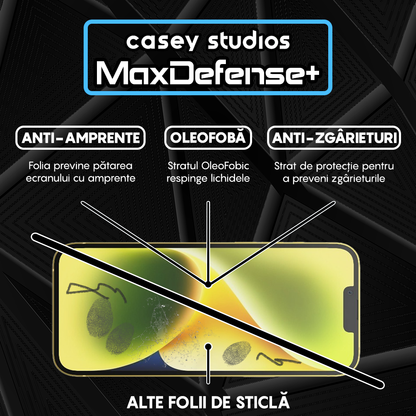 Folie Sticla MaxDefense+ - iPhone 14 Plus - Privacy