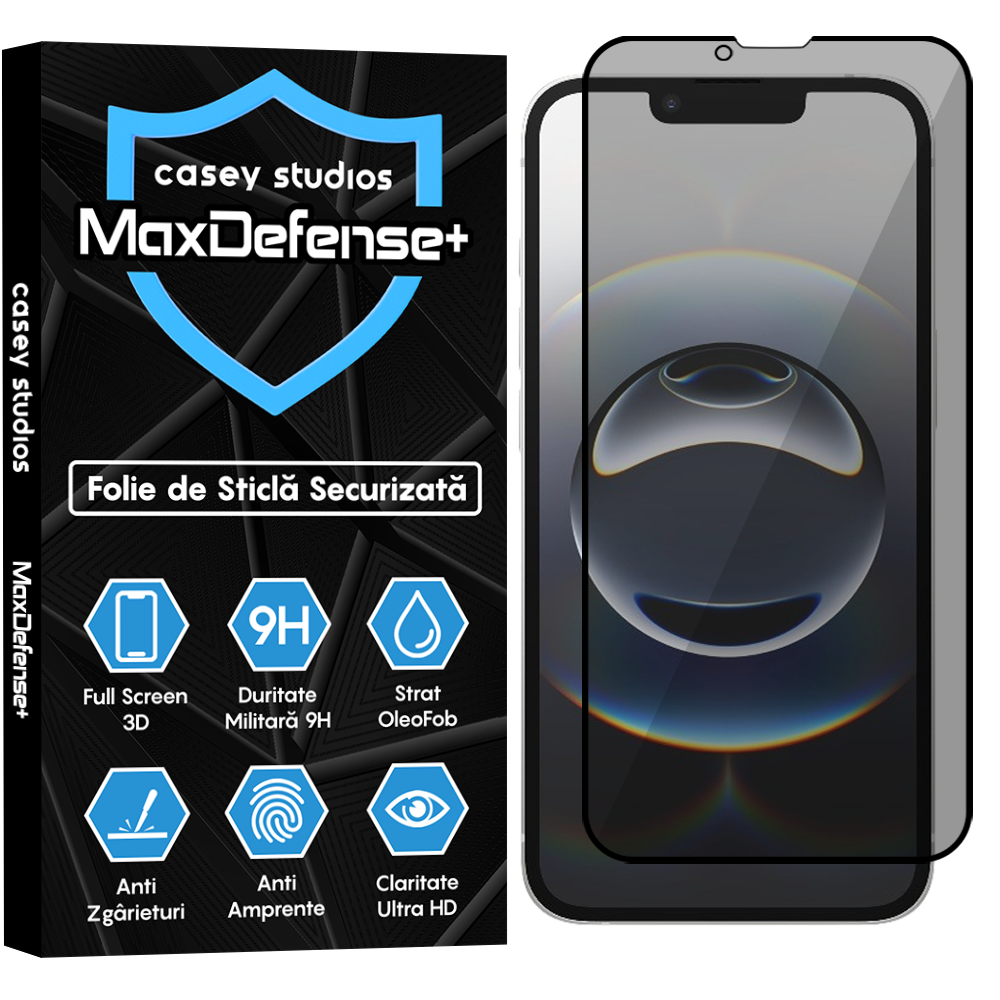 Folie Sticla MaxDefense+ - iPhone 16e - Privacy