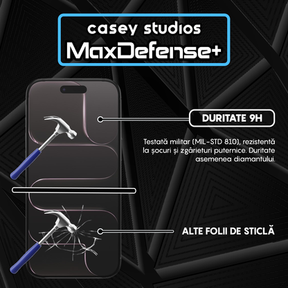 Folie Sticla MaxDefense+ - iPhone 17 Air - Privacy