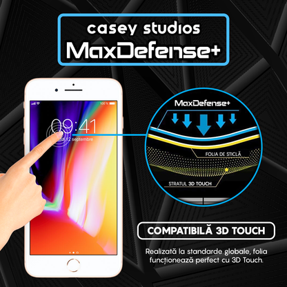 Folie Sticla MaxDefense+ - iPhone 7/8 - Privacy