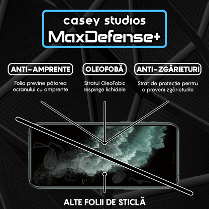 Folie Sticla MaxDefense+ - iPhone 11 Pro - Clear
