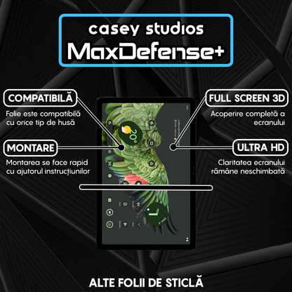 Folie Sticla MaxDefense+ - Google Pixel Tablet - Clear