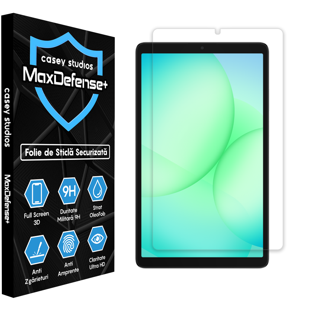 Folie Sticla MaxDefense+ - Samsung Galaxy Tab A11 LTE - Clear