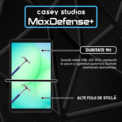 Folie Sticla MaxDefense+ - Samsung Galaxy Tab A11 LTE - Clear