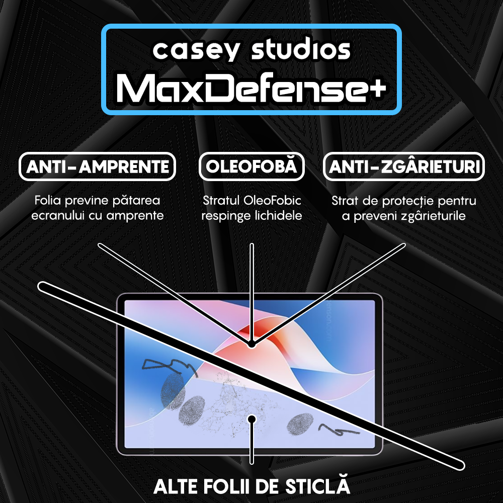 Folie Sticla MaxDefense+ - Huawei MatePad 11.5 - Clear