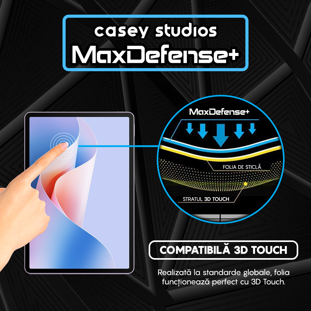 Folie Sticla MaxDefense+ - Huawei MatePad 11 - Clear