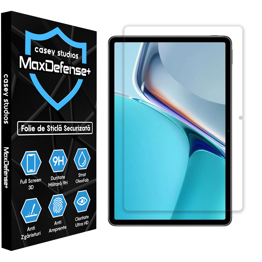 Folie Sticla MaxDefense+ - Huawei MatePad Pro 12.6 2021 - Clear