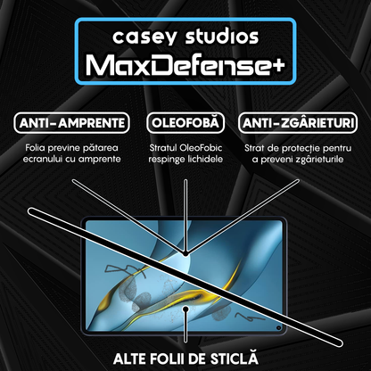 Folie Sticla MaxDefense+ - Huawei MatePad Pro 10.8 2019/10.8 5G 2019/10.8 2021 - Clear