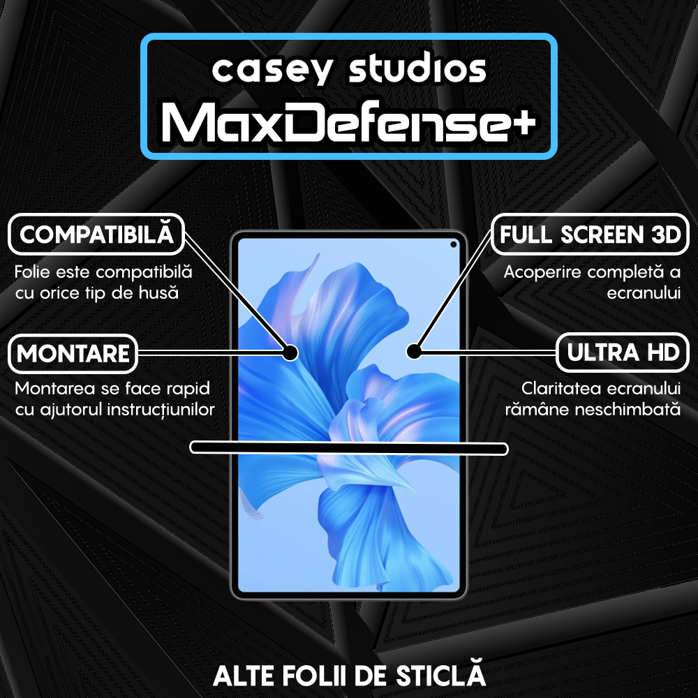 Folie Sticla MaxDefense+ - Huawei MatePad Pro 11 2022 - Clear