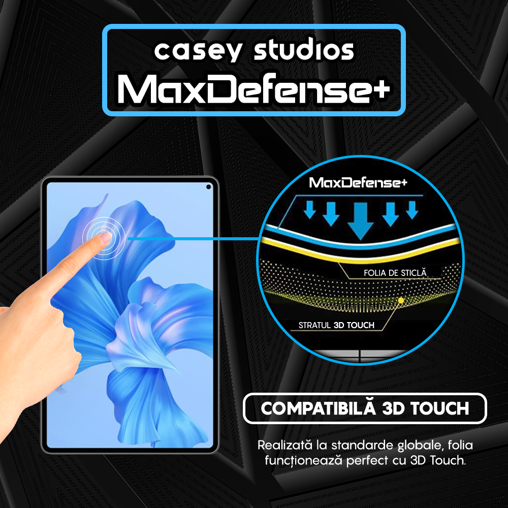 Folie Sticla MaxDefense+ - Huawei MatePad Pro 11 2022 - Clear