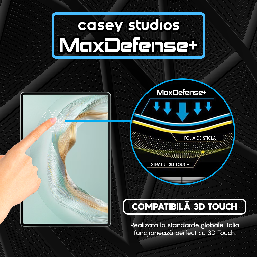 Folie Sticla MaxDefense+ - Huawei Matepad Pro 12.2 - Clear