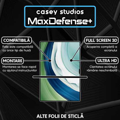 Folie Sticla MaxDefense+ - Huawei MatePad Pro 13.2 - Clear
