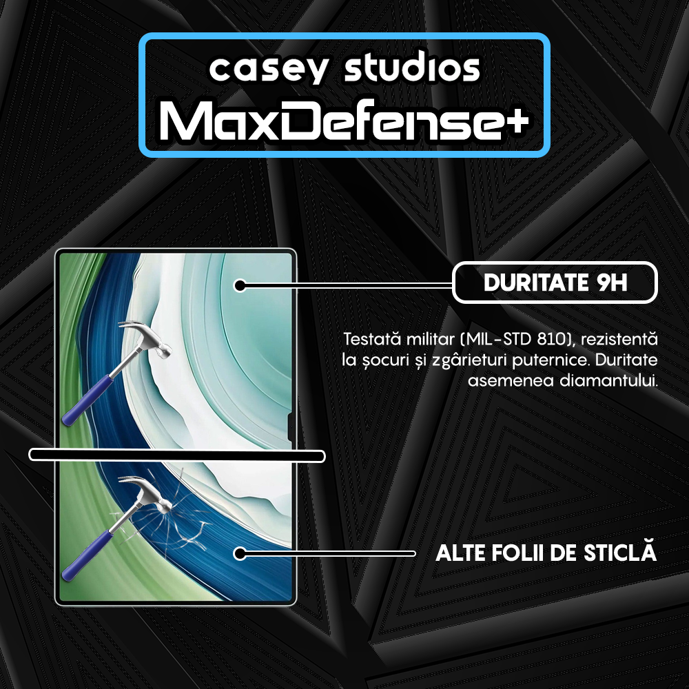 Folie Sticla MaxDefense+ - Huawei MatePad Pro 13.2 - Clear
