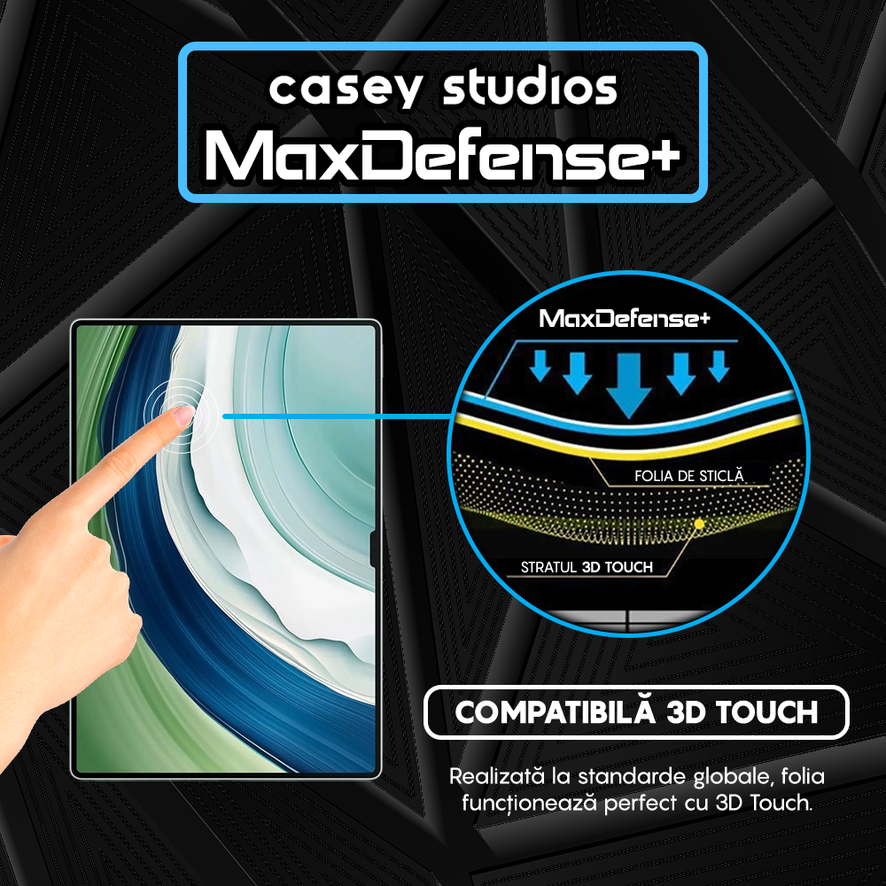 Folie Sticla MaxDefense+ - Huawei MatePad Pro 13.2 - Clear