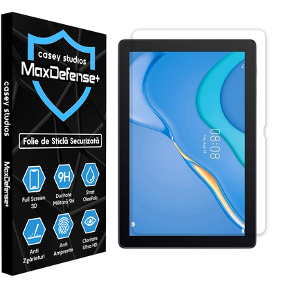 Folie Sticla MaxDefense+ - Huawei MatePad T 10 9.7"/T 10 9.7" 2020 - Clear