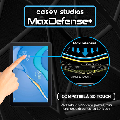 Folie Sticla MaxDefense+ - Huawei MatePad T 10 9.7"/T 10 9.7" 2020 - Clear