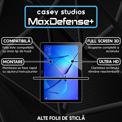 Folie Sticla MaxDefense+ - Huawei Mediapad T3 10" - Clear