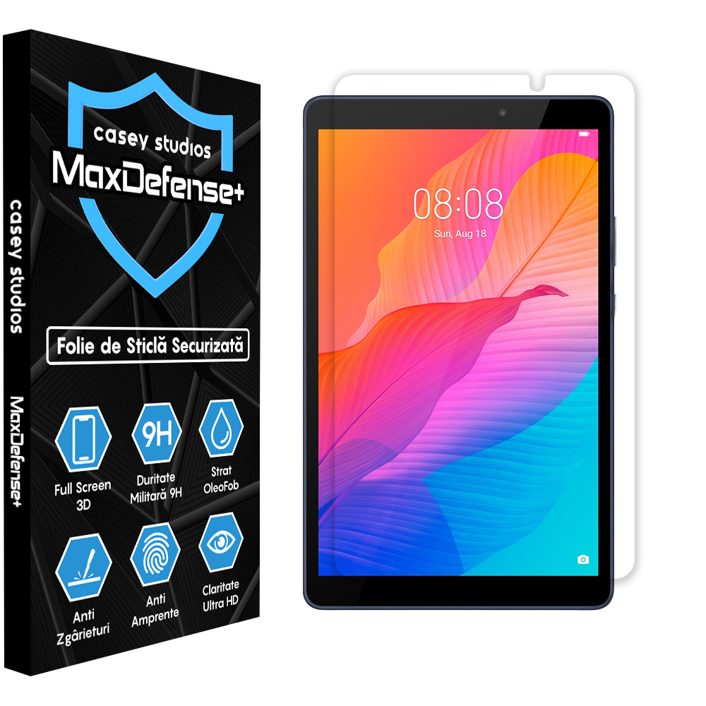 Folie Sticla MaxDefense+ - Huawei MatePad T8 - Clear