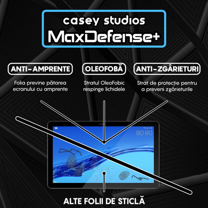 Folie Sticla MaxDefense+ - Huawei Mediapad T5 10.1" 2018 W09/W19/L03/L09 - Clear