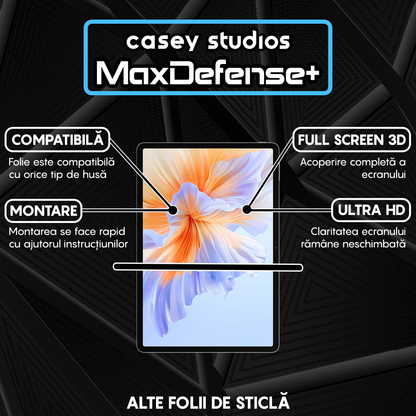 Folie Sticla MaxDefense+ - Honor Pad V9 - Clear