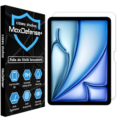 Folie Sticla MaxDefense+ - iPad Air 11 2024 - Clear