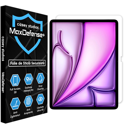 Folie Sticla MaxDefense+ - iPad Air 11 2025 - Clear