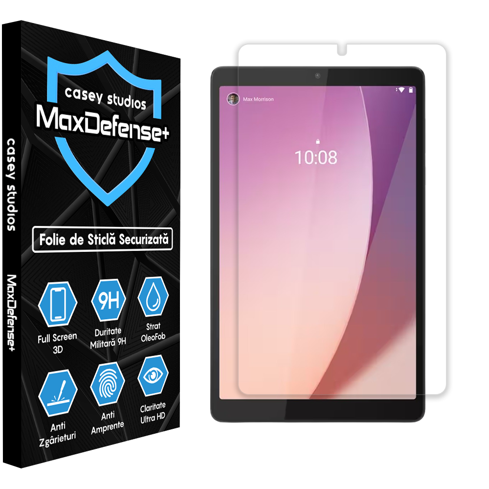 Folie Sticla MaxDefense+ - Lenovo Tab M8 Gen4 2024 - Clear