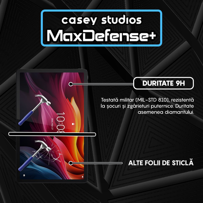 Folie Sticla MaxDefense+ - Lenovo Tab P12 - Clear