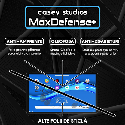 Folie Sticla MaxDefense+ - Lenovo Tab M10 FHD Plus 10.3" (TB-X606/TB-X606F) - Clear