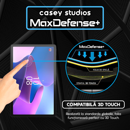 Folie Sticla MaxDefense+ - Lenovo Tab P11 Pro Gen 2 2022 11.2'' (TB-132FU) - Clear