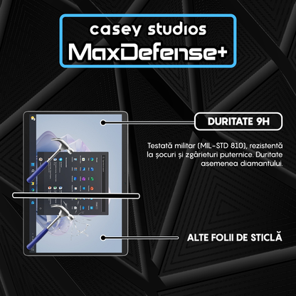 Folie Sticla MaxDefense+ - Microsoft Surface Pro 9 - Clear
