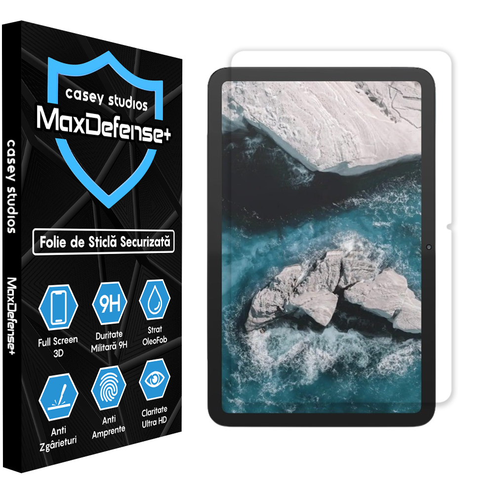 Folie Sticla MaxDefense+ - Nokia T20 - Clear