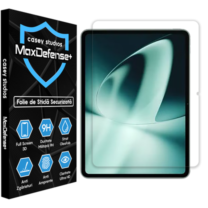 Folie Sticla MaxDefense+ - OnePlus Pad Pro - Clear