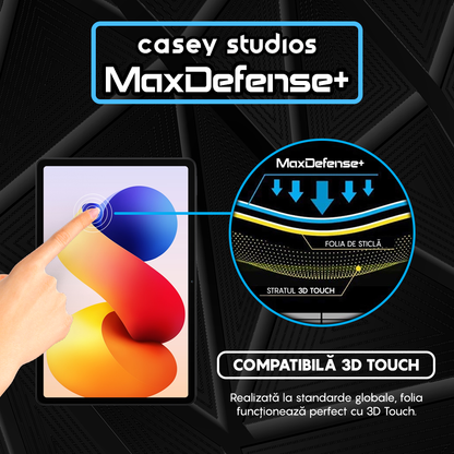Folie Sticla MaxDefense+ - Xiaomi Redmi Pad 2 Pro 5G - Clear