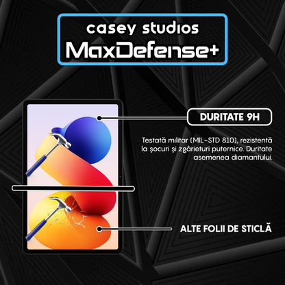 Folie Sticla MaxDefense+ - Xiaomi Redmi Pad 2 Pro - Clear