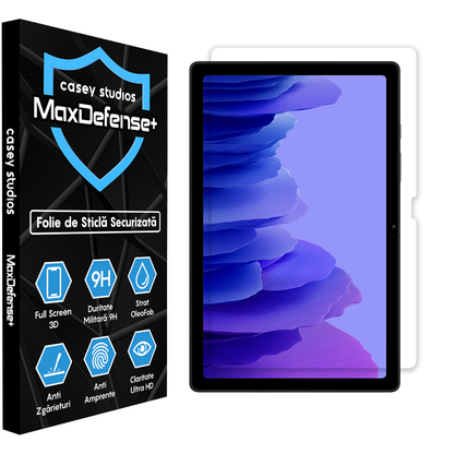 Folie Sticla MaxDefense+ - Samsung Galaxy Tab A7 10.4 2022/2020 T500/T503/T505/T507/T509) - Clear