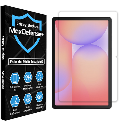 Folie Sticla MaxDefense+ - Samsung Galaxy Tab S10 Lite - Clear