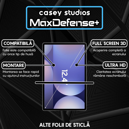 Folie Sticla MaxDefense+ - Samsung Galaxy Tab S10+ - Clear