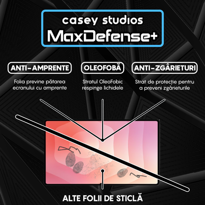 Folie Sticla MaxDefense+ - Samsung Galaxy Tab S11 - Clear