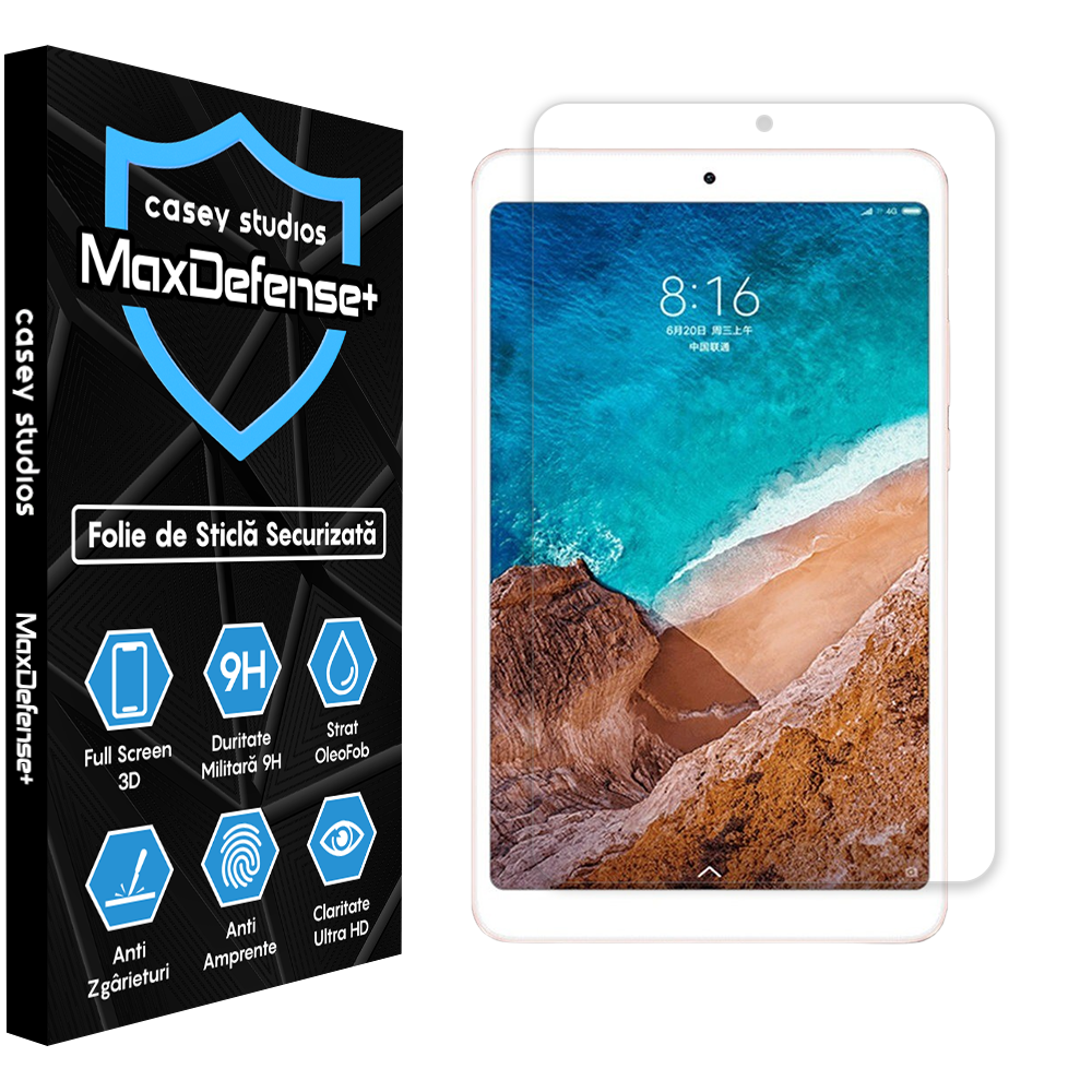 Folie Sticla MaxDefense+ - Xiaomi Mi Pad 4 8" - Clear