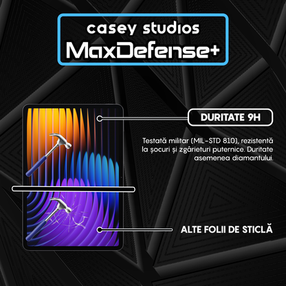 Folie Sticla MaxDefense+ - Xiaomi Pad 7 - Clear