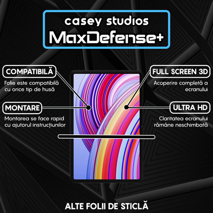 Folie Sticla MaxDefense+ - Xiaomi Redmi Pad Pro 5G/Redmi Pad Pro - Clear