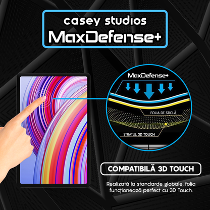 Folie Sticla MaxDefense+ - Xiaomi Redmi Pad Pro 5G/Redmi Pad Pro - Clear